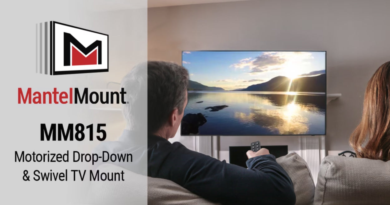 MM815 Motorized Drop Down & Swivel TV Mount