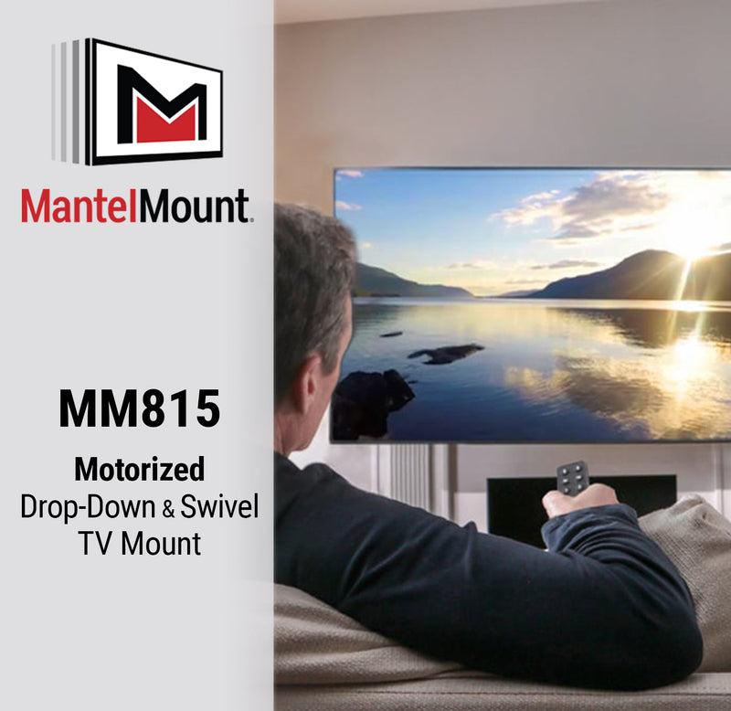 MM815 Motorized Drop Down & Swivel TV Mount
